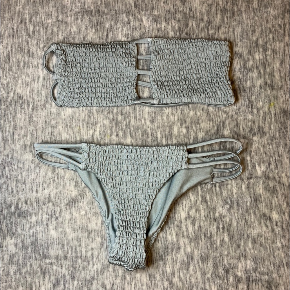 Zaful strapless bikini